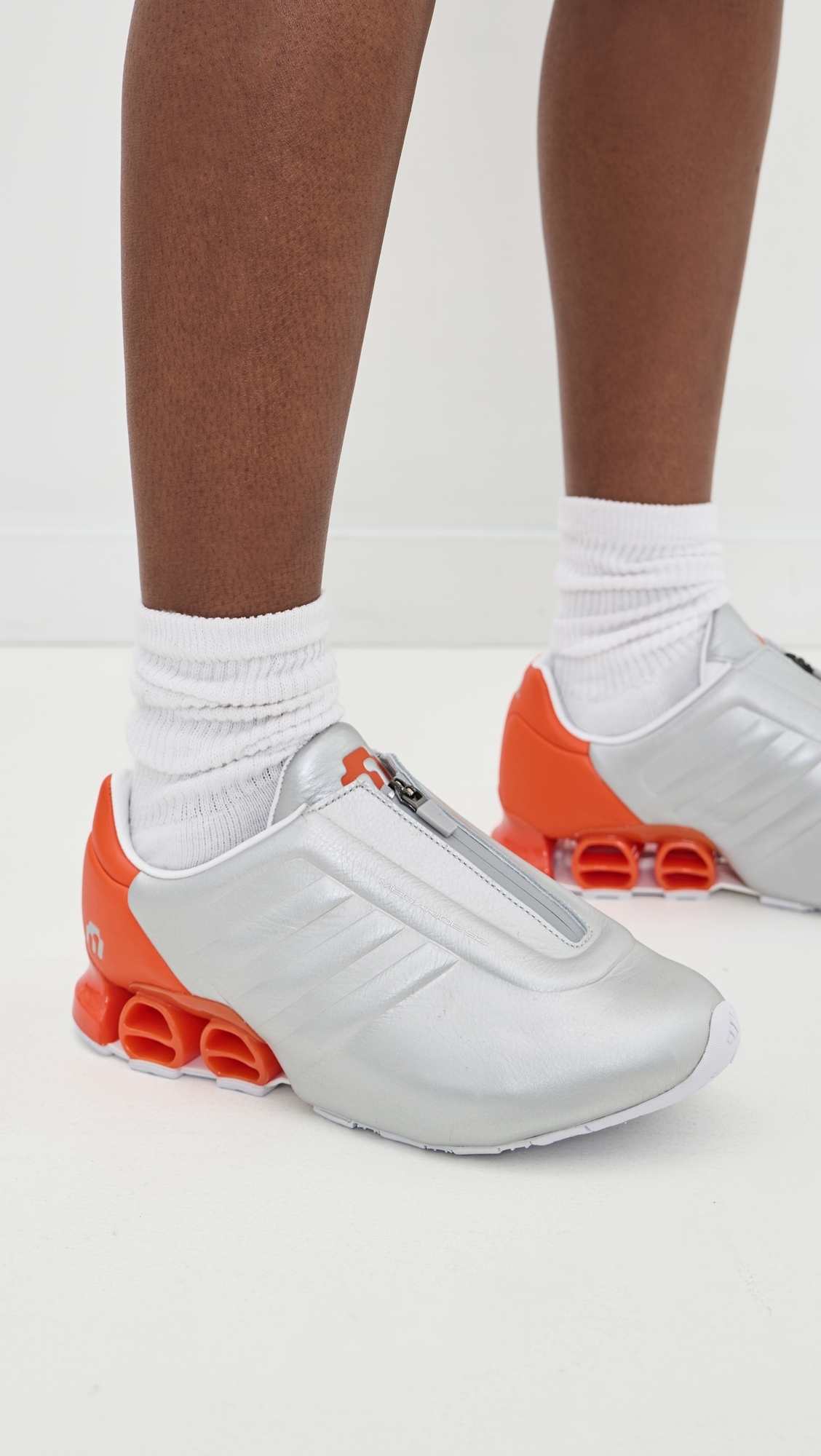 X Miaou Megaride S2 Sneakers Silver Metallic/Power Blue/Orange W