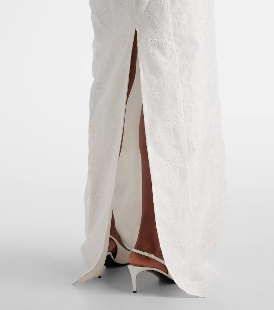 Isidore cotton and silk maxi dress