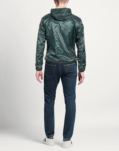 Man Jacket Dark green Size 42 Polyester
