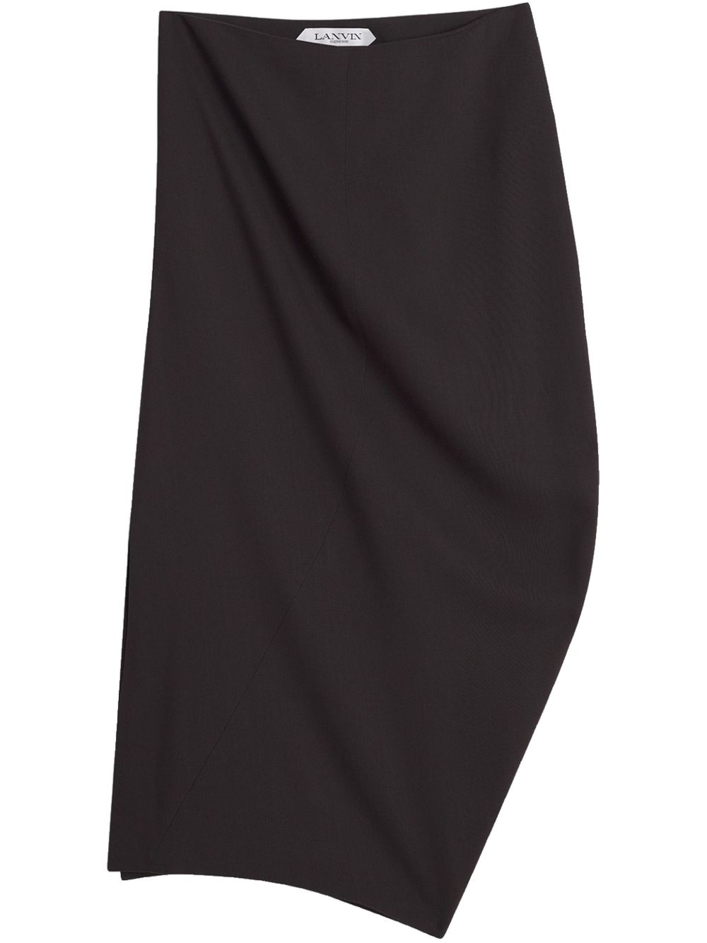 Lanvin asymmetric skirt - Black