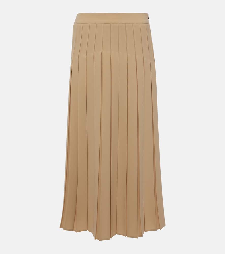 Luisa pleated midi skirt