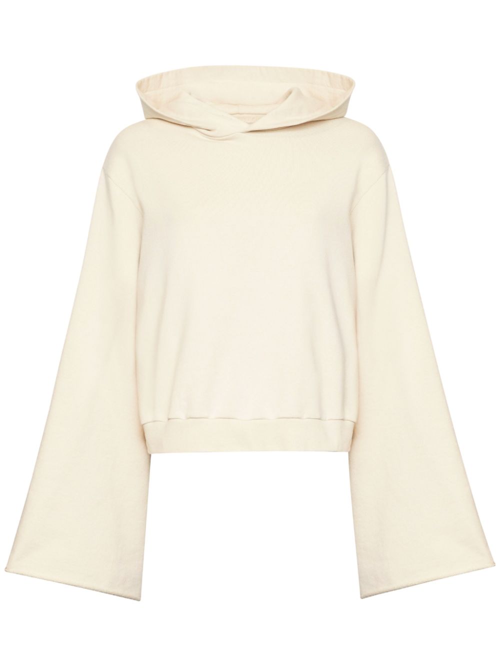 Drop-shoulder hooded sweatshirt - Neutrals