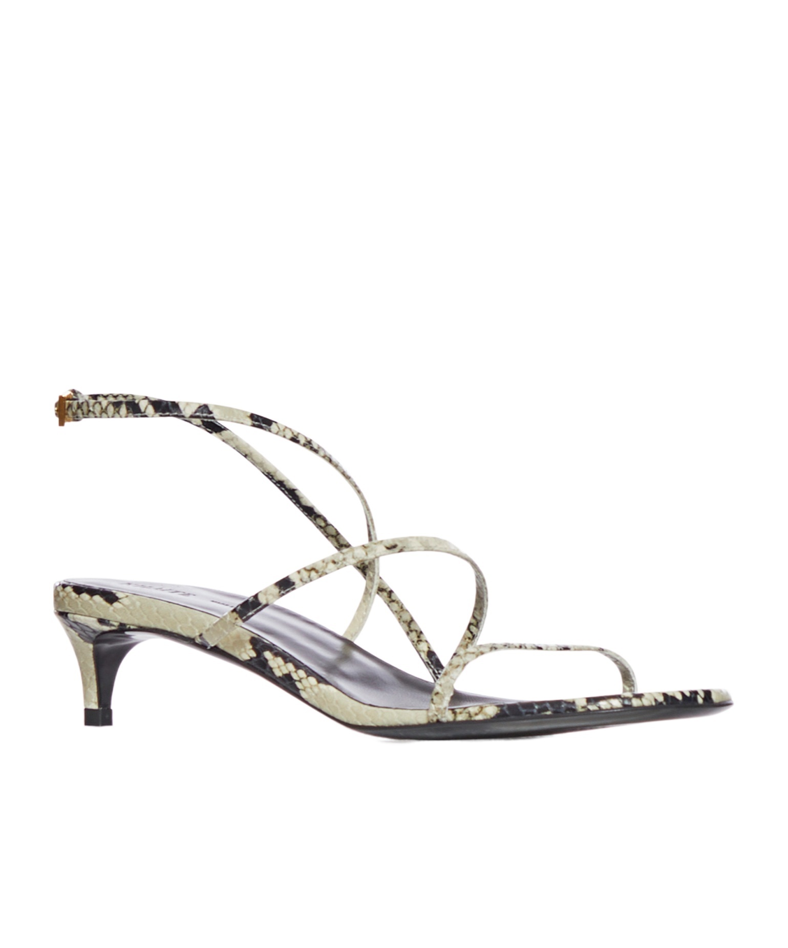 35mm snakeskin-print sandals