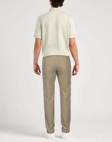 Berwich Man Pants Sage green Size 28 Cotton, Silk