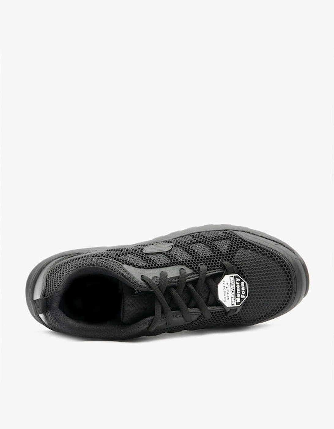 Women's Skechers Work 77289EC Bulklin - Ayak Womens Composite Toe ESD Safety Trainers Black