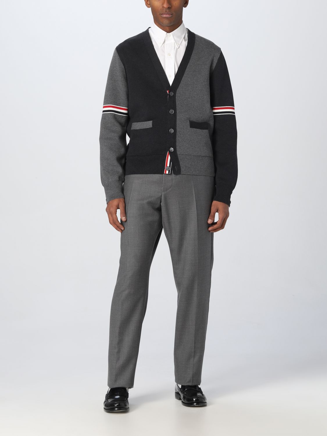 Cardigan Men color Grey