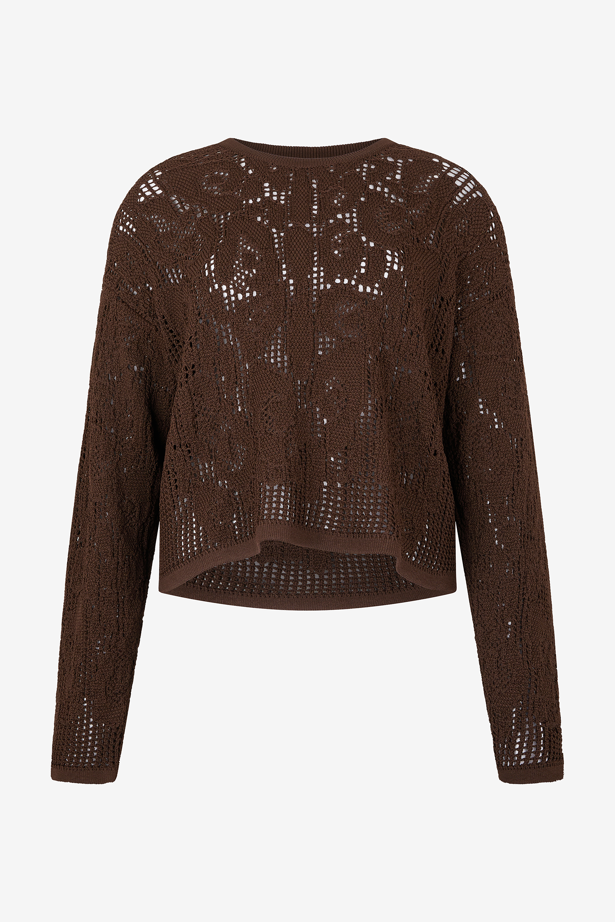 Crochet Effect Sweater