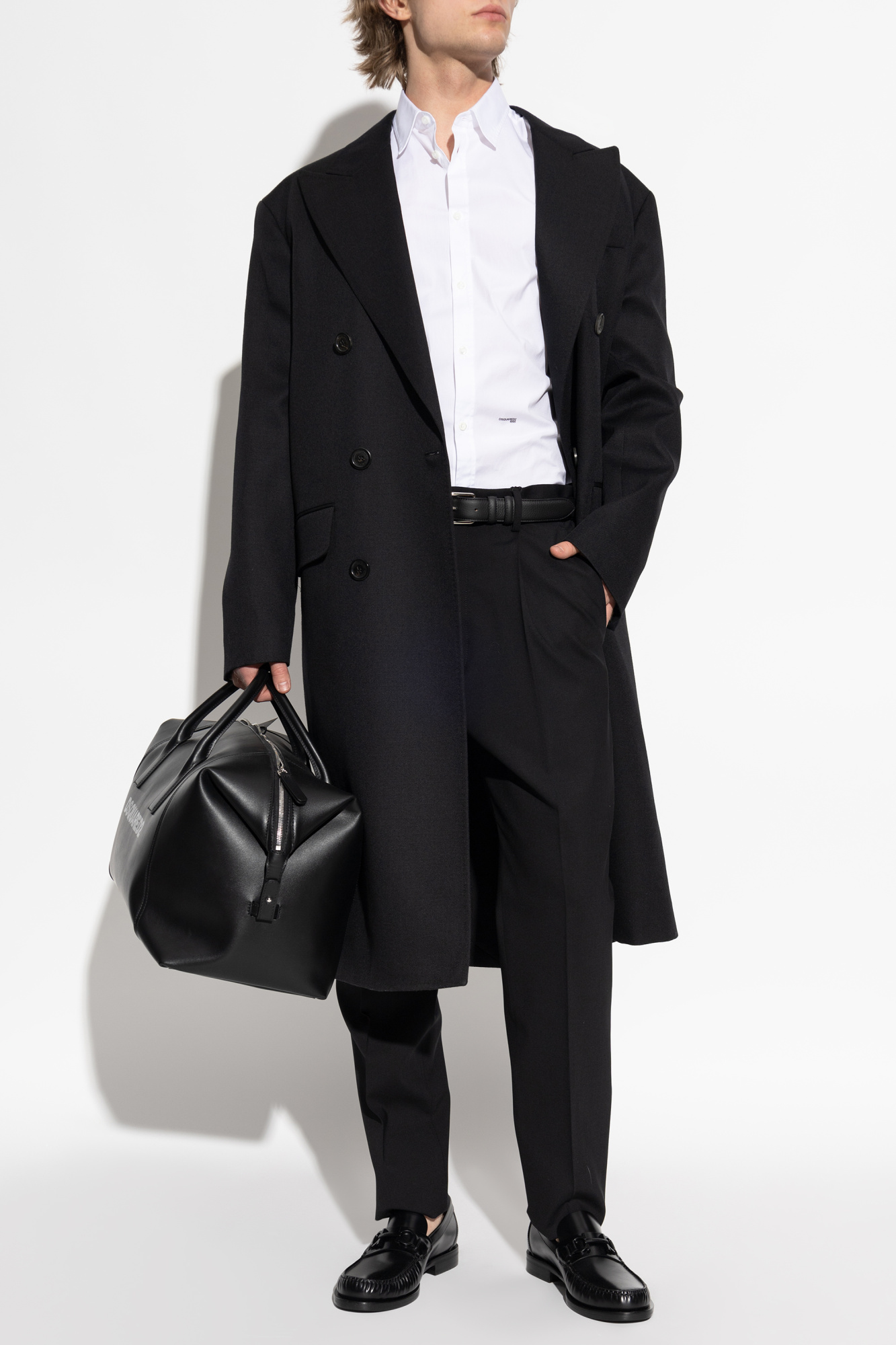 Dsquared2 Woolen Trousers, Men's, Black