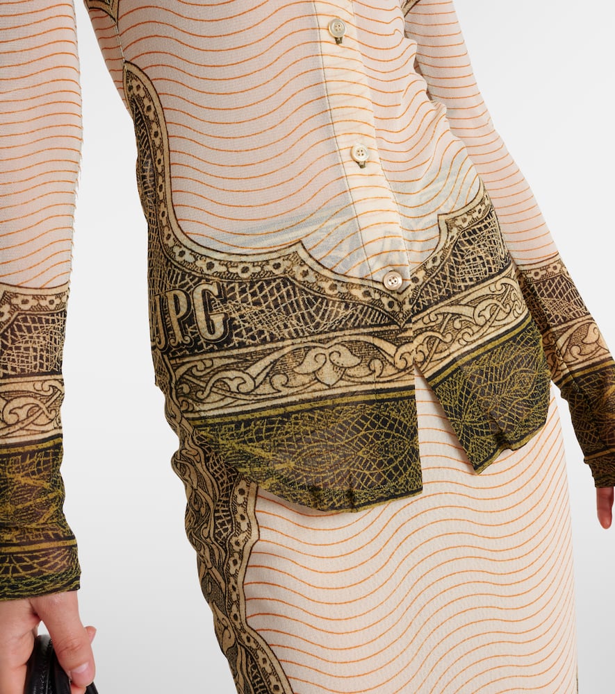 Printed mesh top
