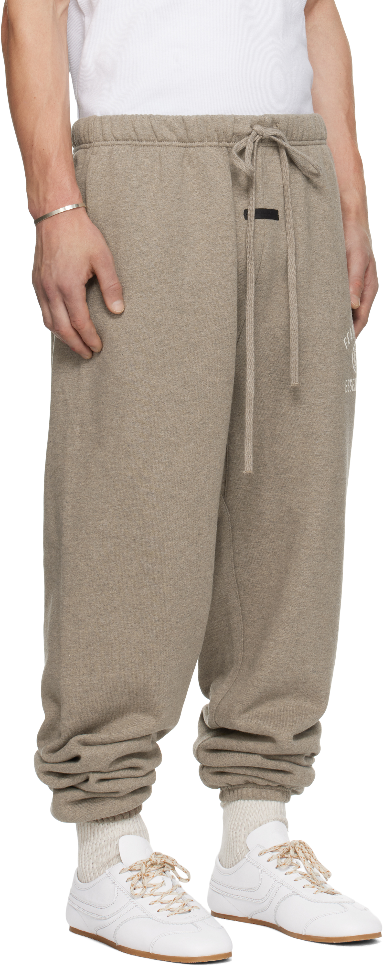 Fear of God ESSENTIALS Gray Fleece Essential Sweatpants