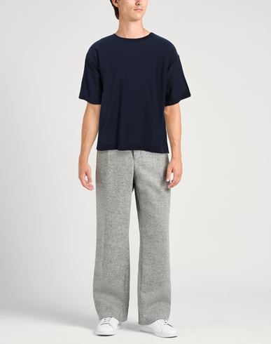 Maison Flâneur Man Sweater Navy Size 40 Polypropylene, Cotton