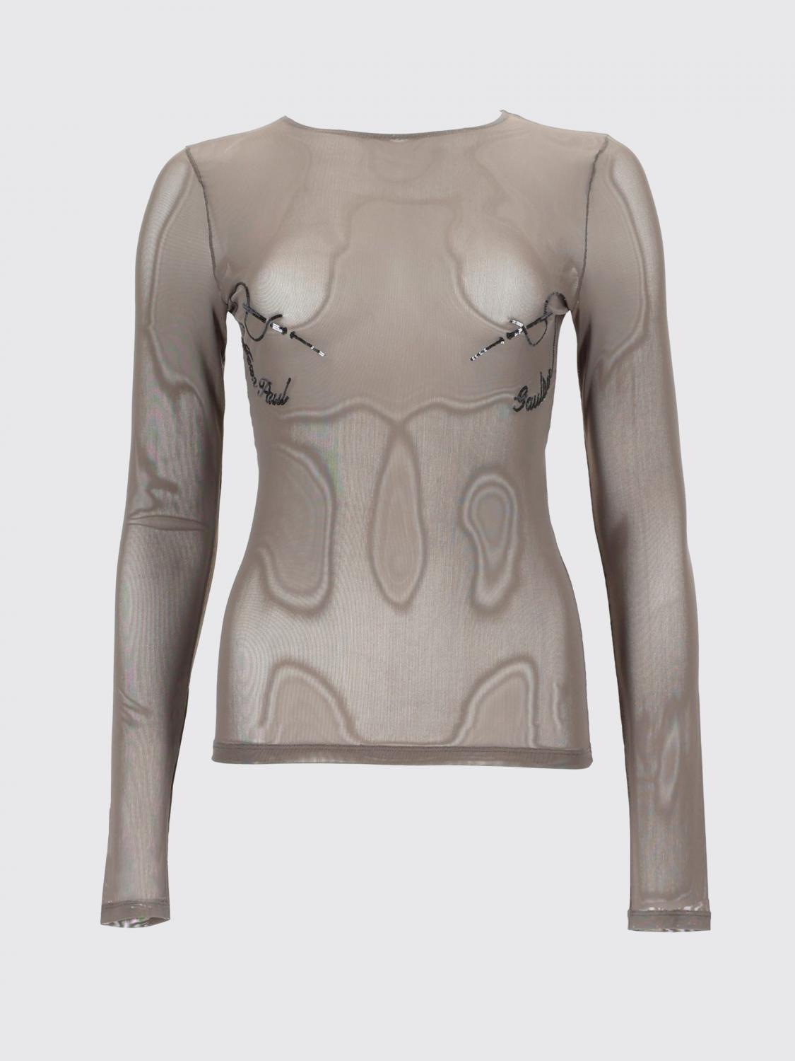 Top Woman color Grey