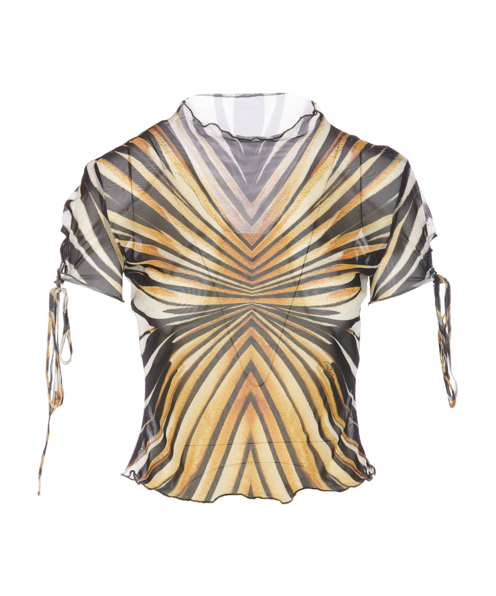 Ray Of Gold mesh T-shirt