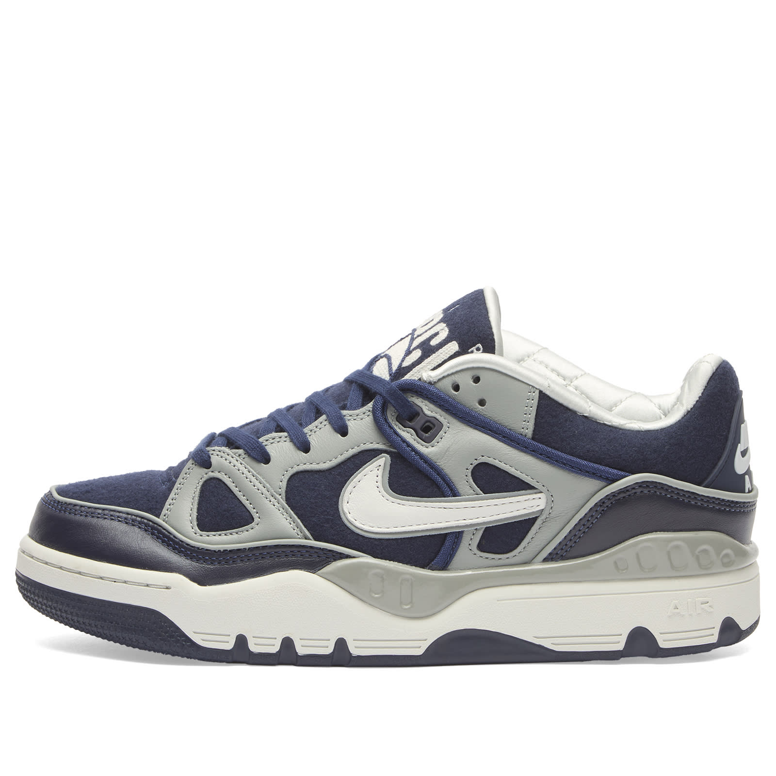 X Nigo Air Force 3 Low SP Sneaker in Midnight Navy/Off White/Shadow Grey
