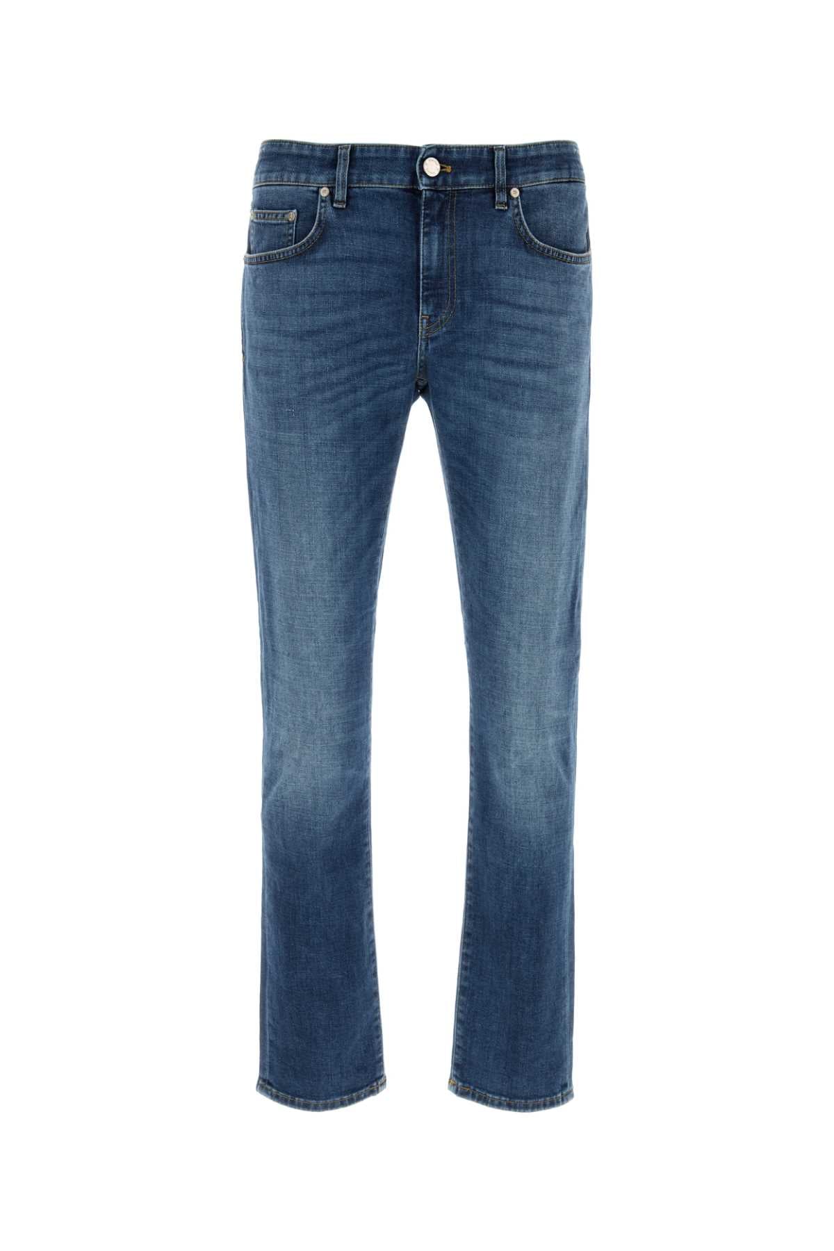 Stretch Denim Jeans — Blue