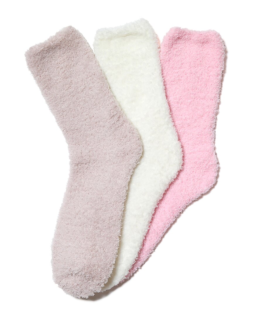 3pk Plush Cozy Socks