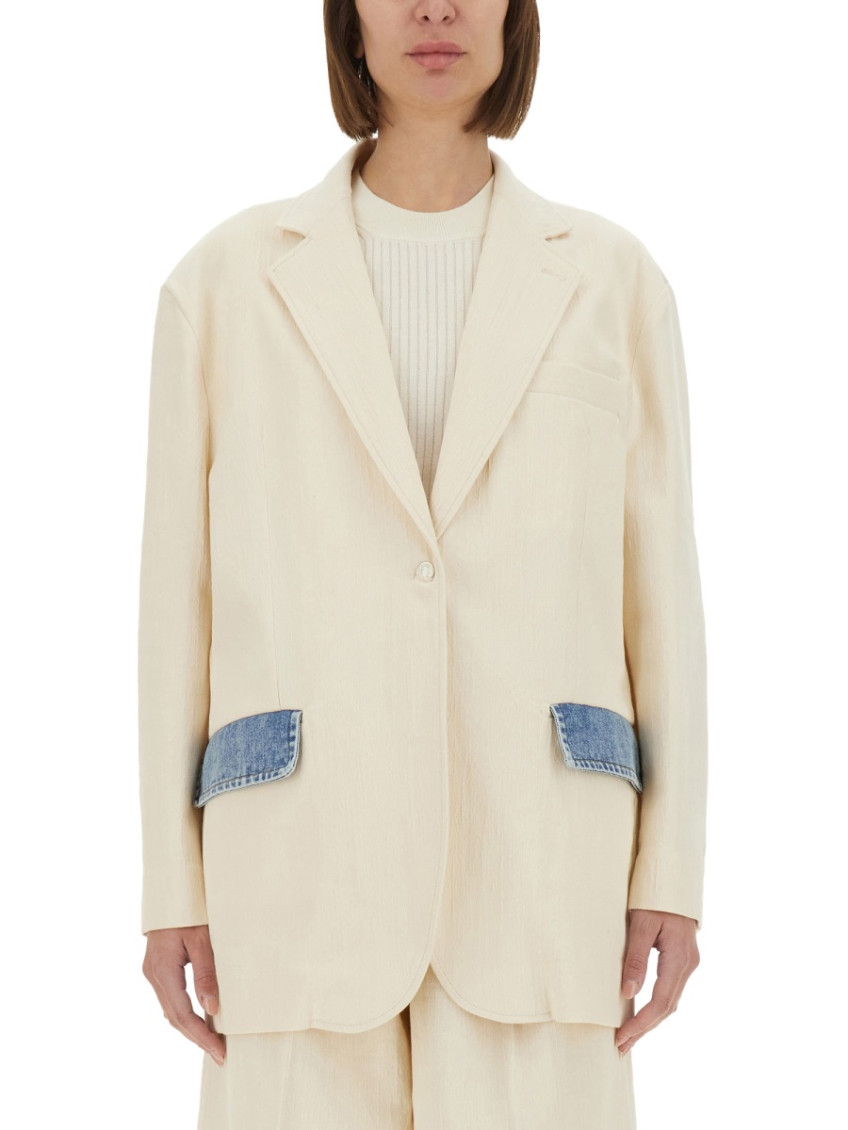 Moschino - "city" jacket denim pocket