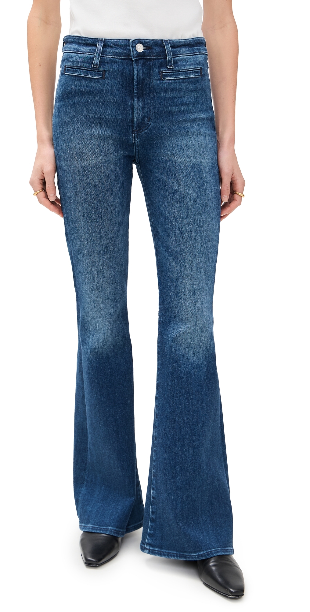 Lilah Flare Jeans with Welt Pocket Marvita