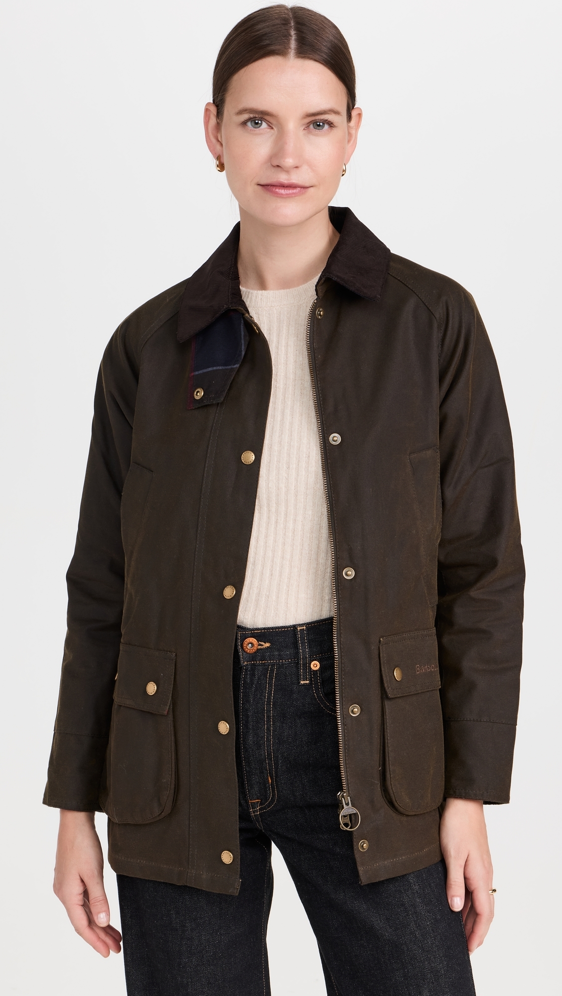 Acorn Wax Jacket Olive/Classic