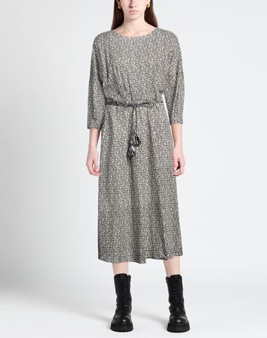 Woman Midi dress White Size 6 Cotton