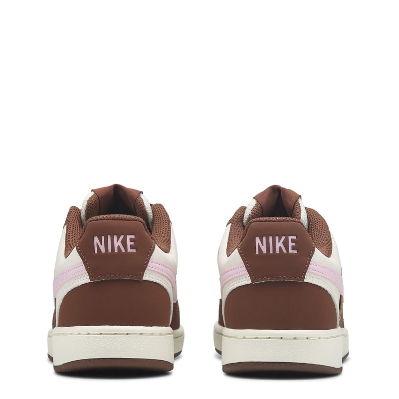 Women's Court Vision Low Sneakers (Pearl/Brown/Pink)