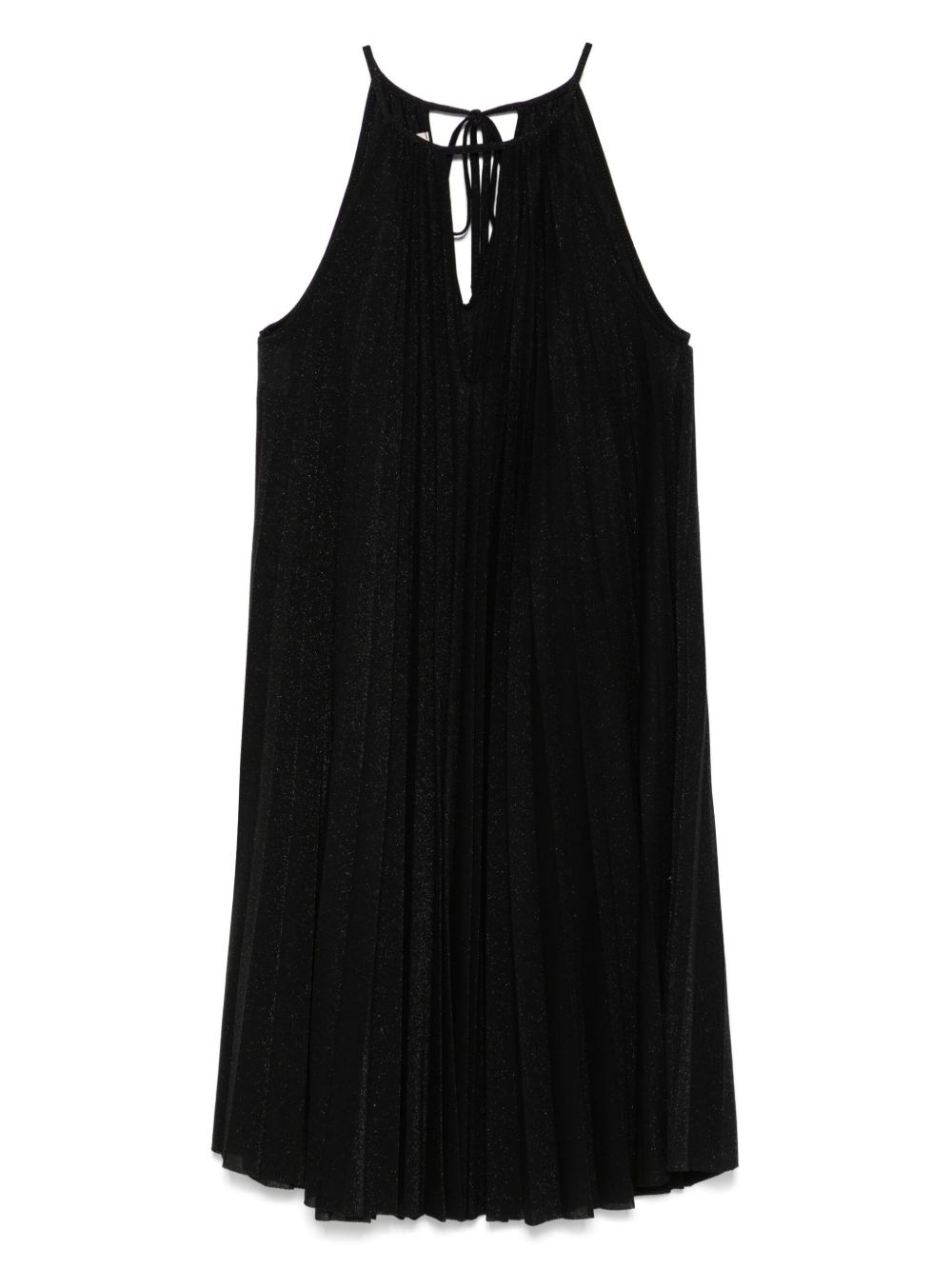 Kaos plissé mini dress - Black
