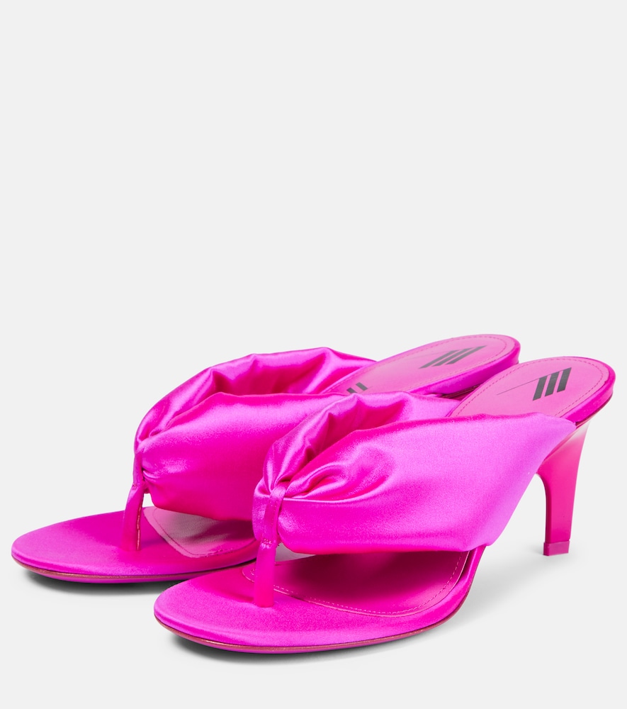The Attico Rem satin thong sandals