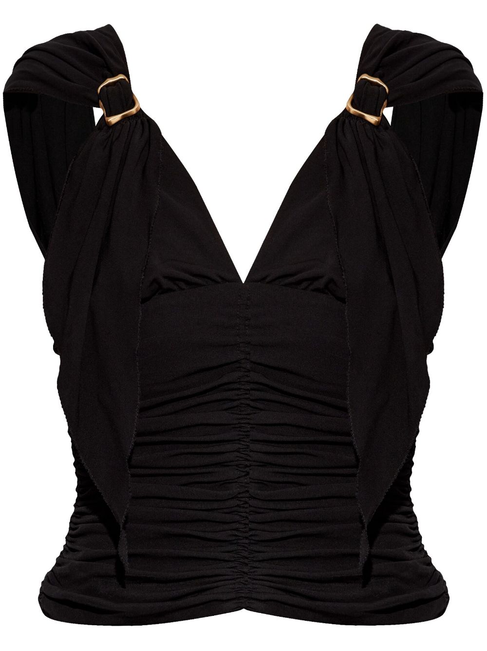 Draped top - Black
