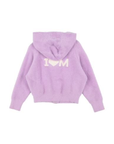 Kid Kid Girl Cardigan Lilac Size 10 Polyamide, Viscose, Acrylic, Polyester