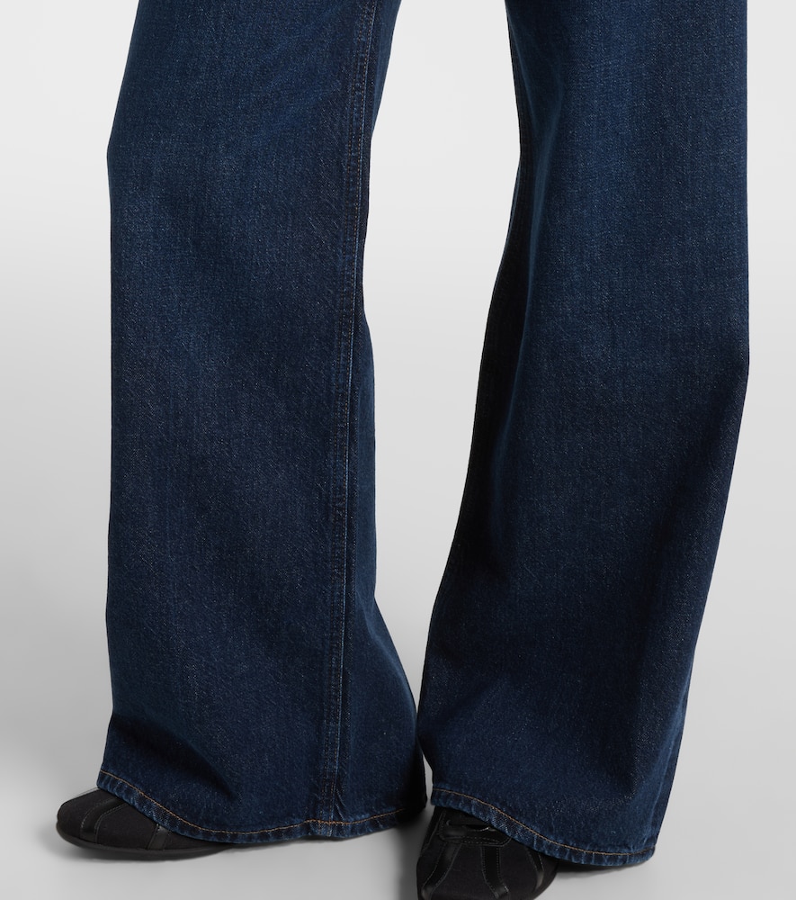 Paloma mid-rise wide-leg jeans
