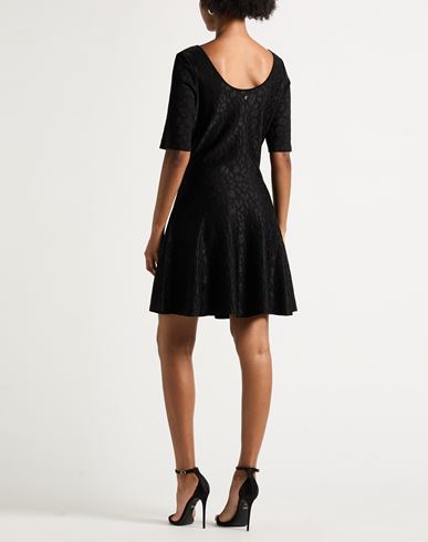 Woman Mini dress Black Size 2 Viscose, Polyamide, Polyester, Elastane
