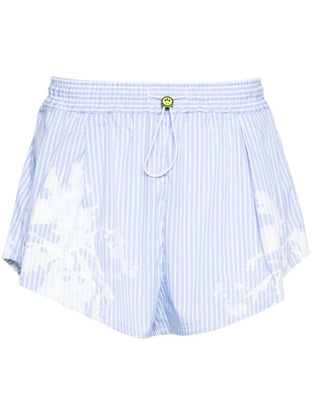 Spray paint-effect shorts - Blue