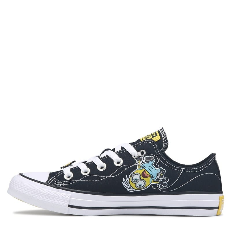 Chuck Taylor All Star Low Top Sneakers (Black/Minions)
