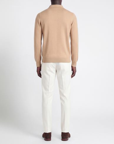 Man Sweater Sand Size 38 Wool
