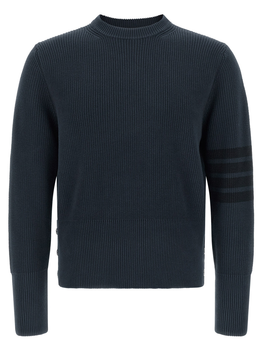 Cotton Sweater Knitwear Blue