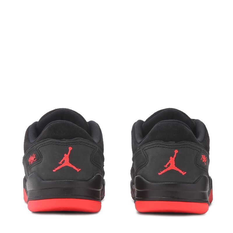 Kids' Flight Court Low Top Sneaker Big Kid Shoes (Black/Red)