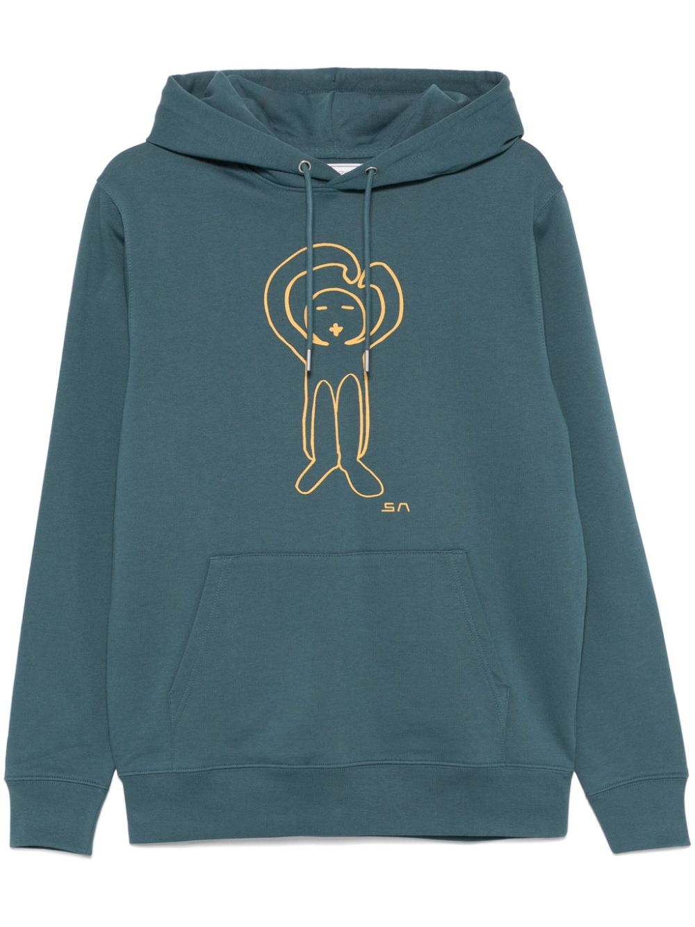 Logo-print hoodie - White