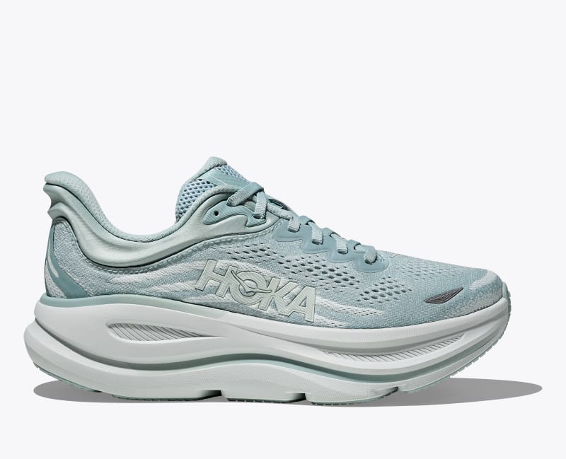 HOKA Women's Bondi 9 Shoes in Druzy/Droplet