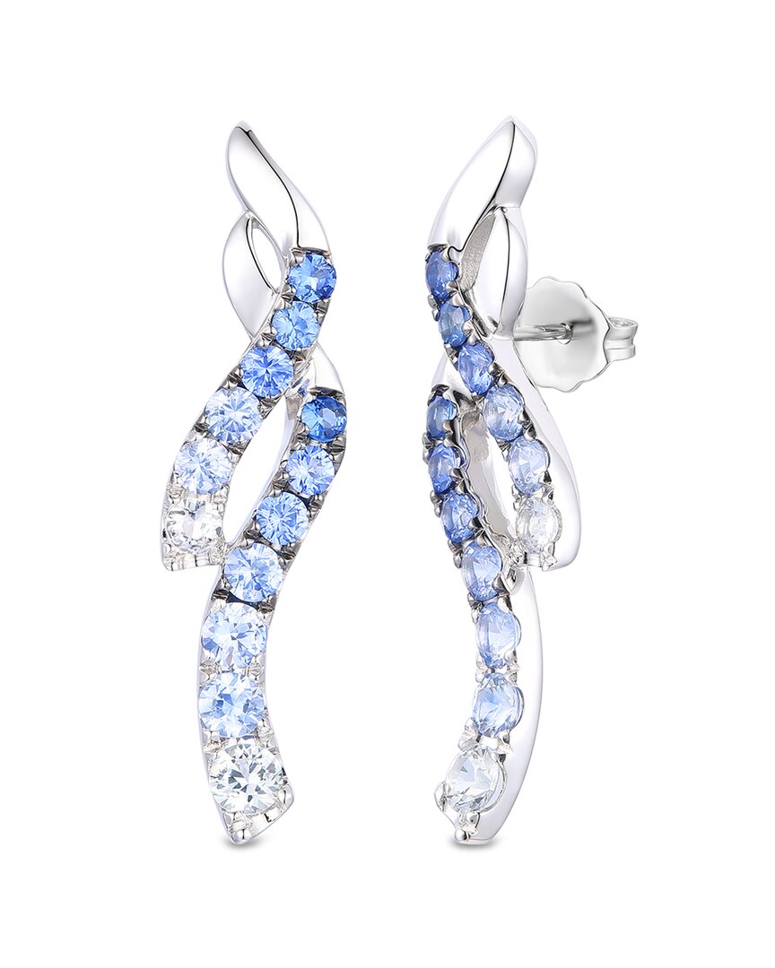 Denim Ombré® 14K 2.23 ct. tw. Sapphire Ombre Earrings