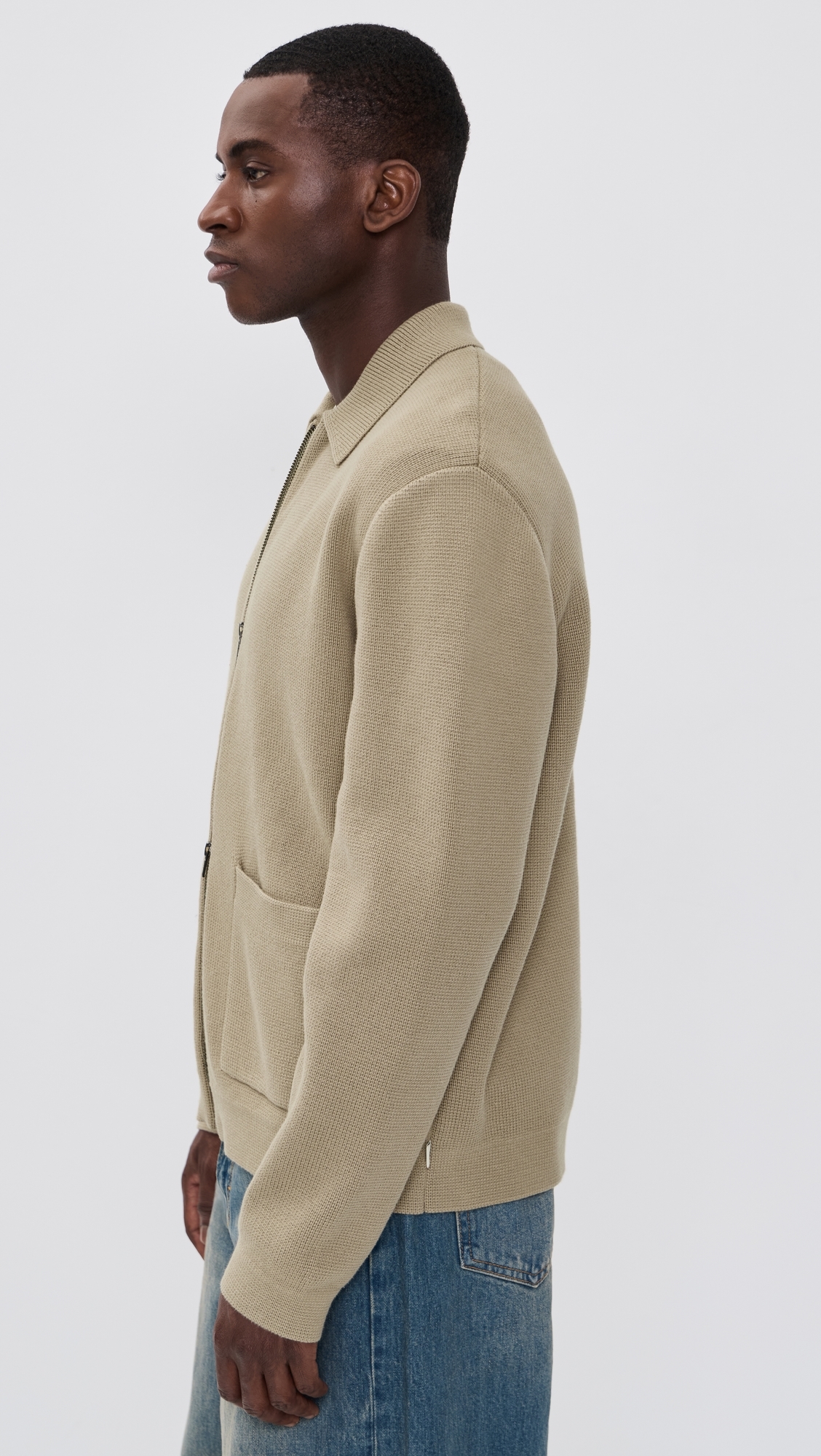 Fischer Cotton Milano Zip Jacket Dark