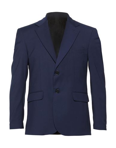 Man Blazer Blue Size 34 Polyester, Viscose, Elastane