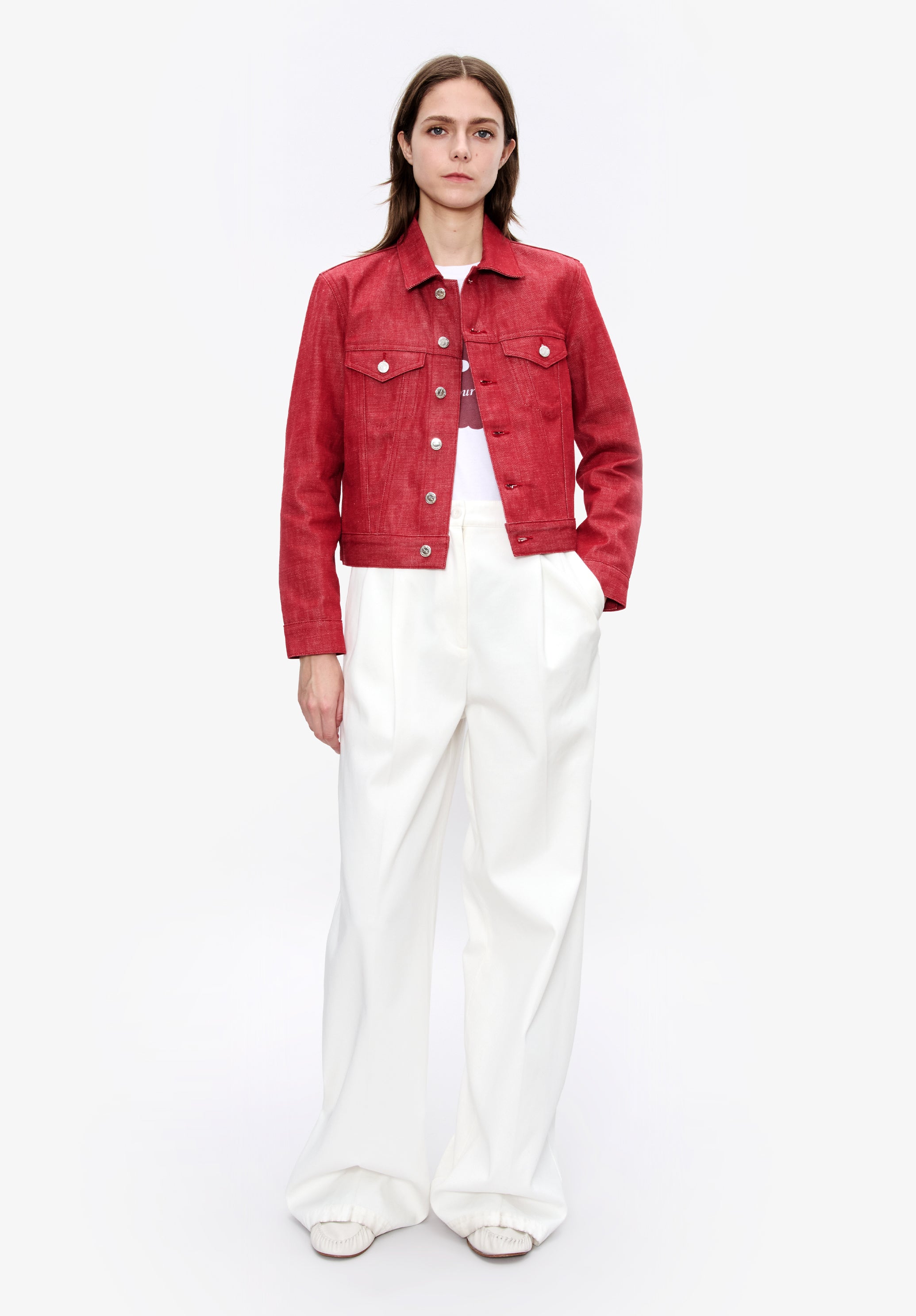 A. P.C. Dion Jacket 34 Red