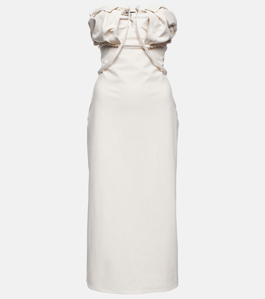La Robe Bikini cotton-blend midi dress