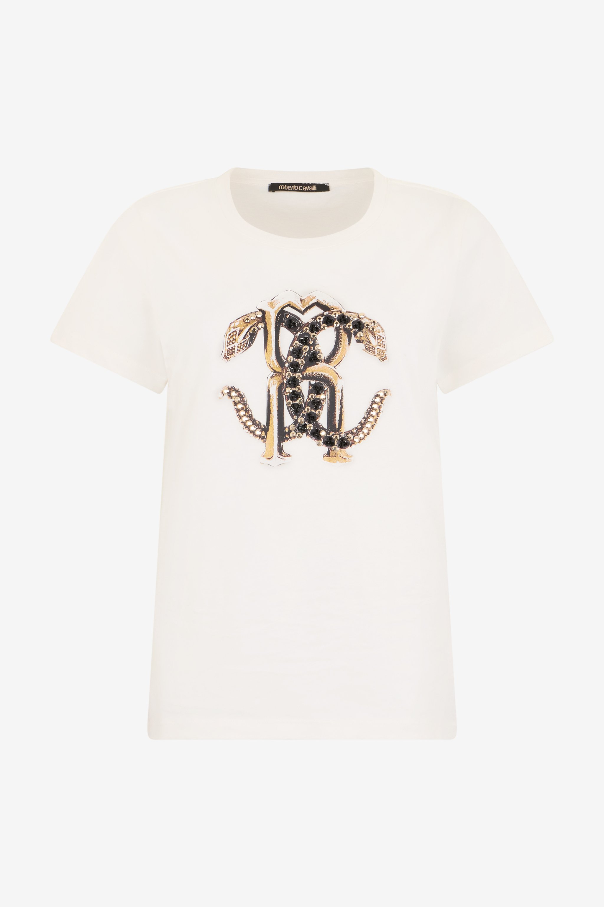 Ivory T-shirt With Logo - Female T