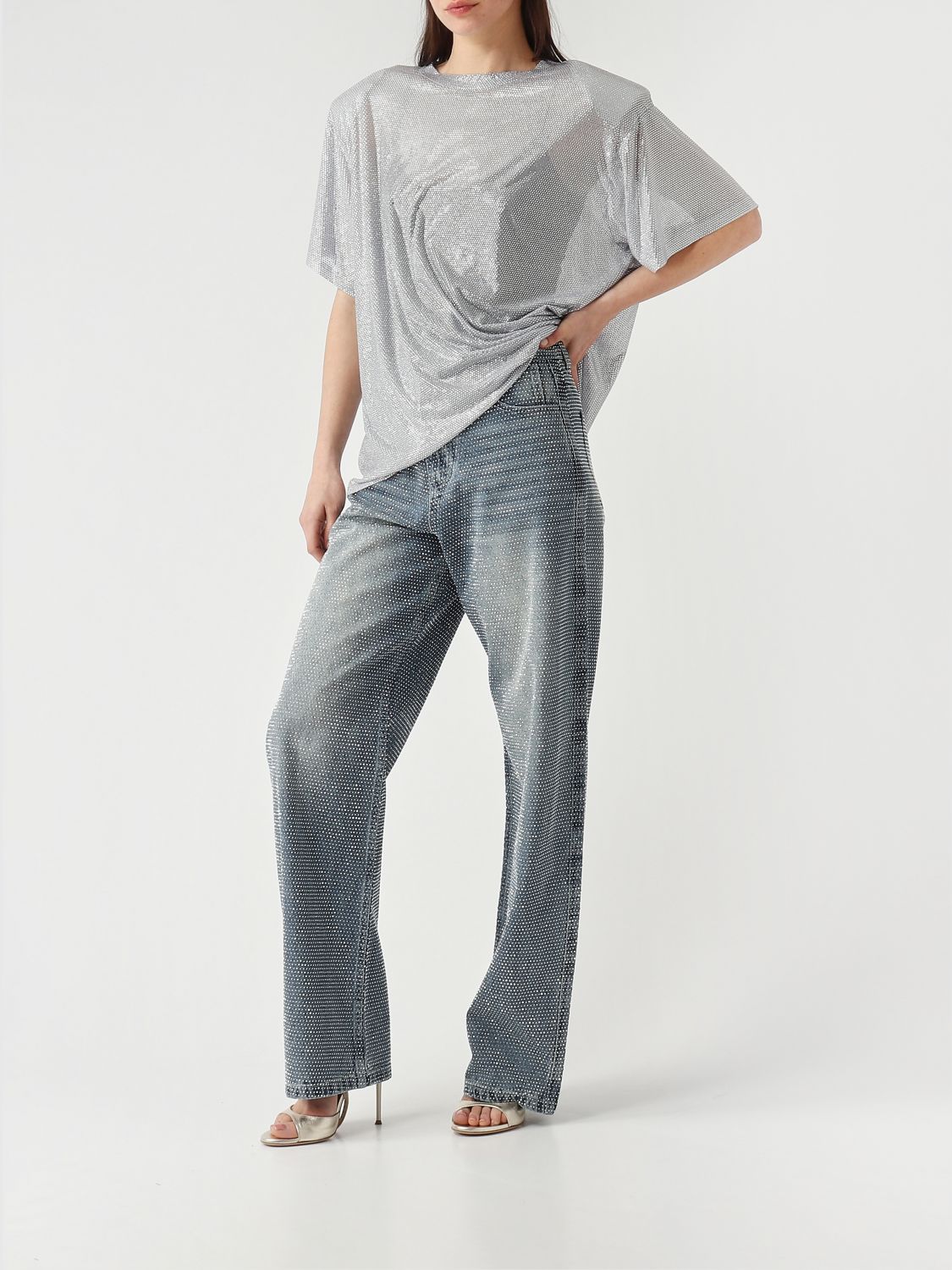 Top Woman color Silver
