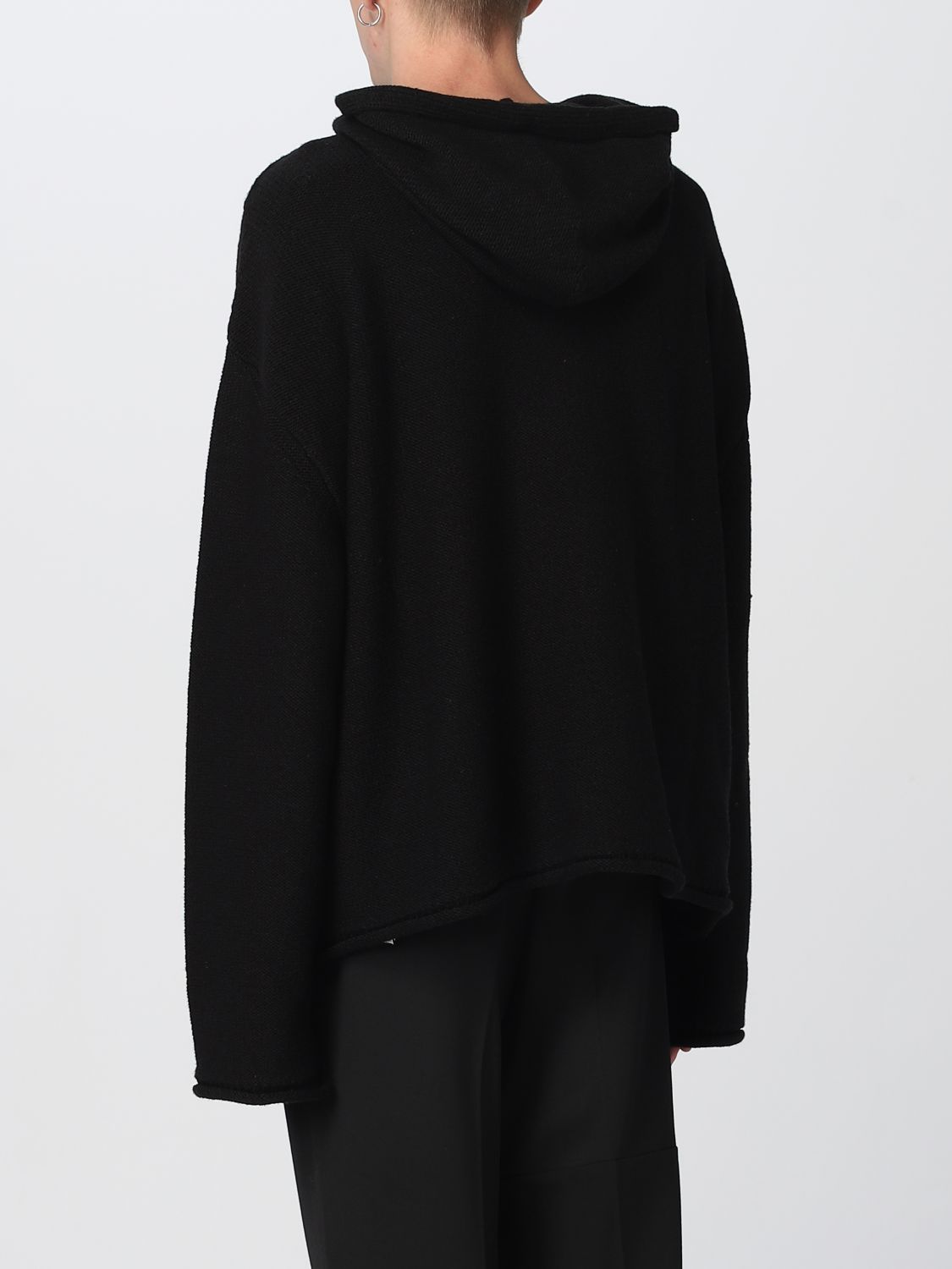 Sweatshirt Men color Black