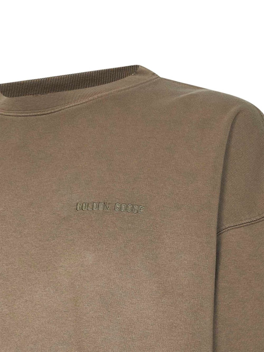 Journey Unisex Crew Neck In Garment-dyed Cotton Fleece
