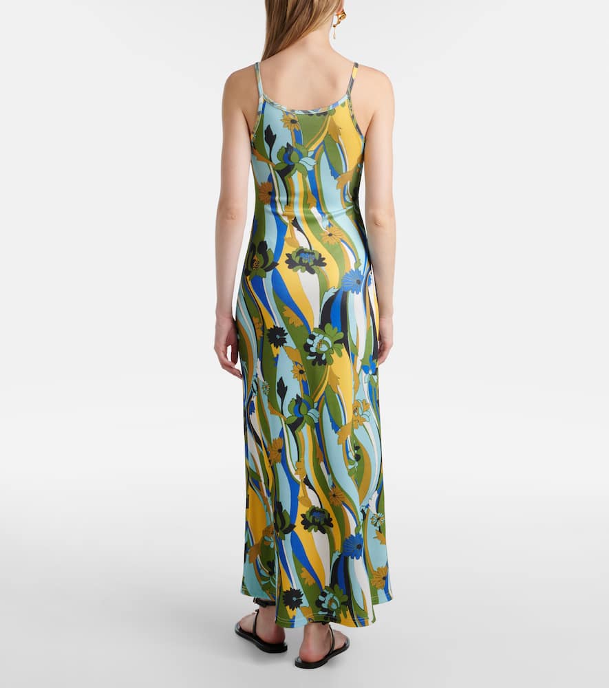 Acidic Floral maxi dress