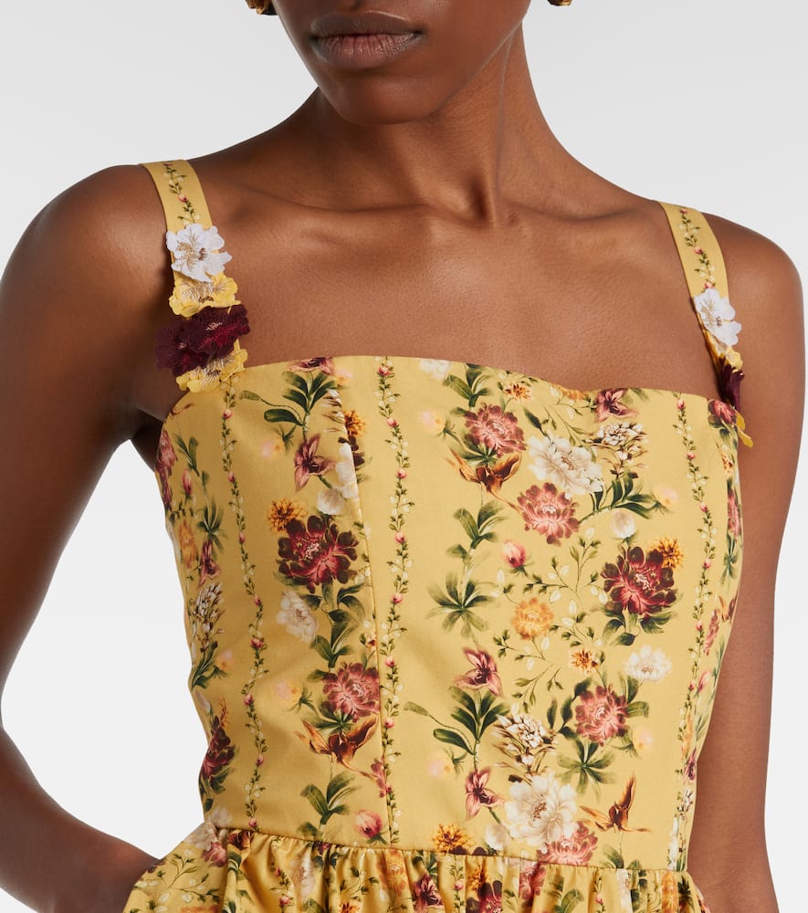 Lima floral cotton minidress