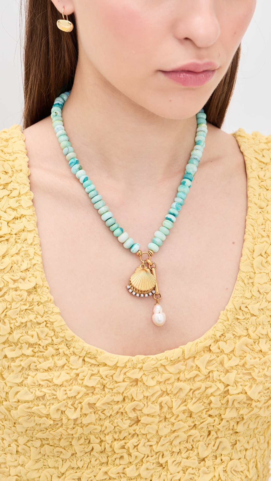 Shellica Necklace Turquoise One Size